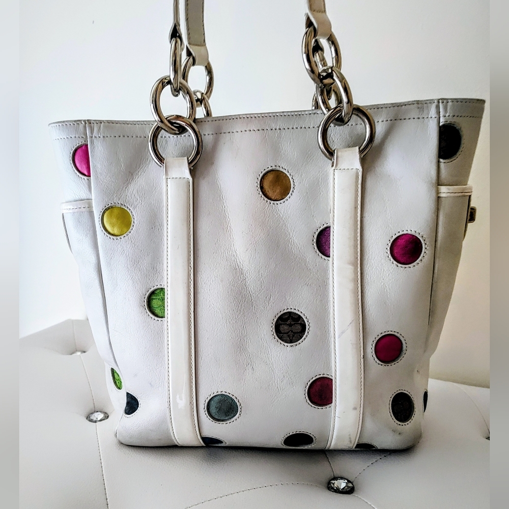 ~~COACH🤍PolkaDot Bag~~ - Picture 2 of 10